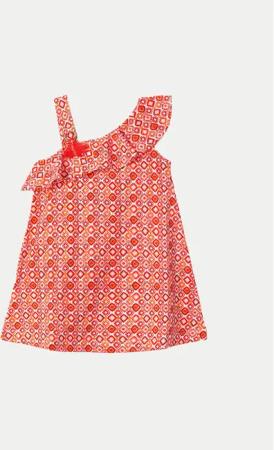 Mayoral Sommerkleid 3951 Rot Regular Fit