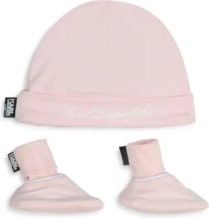 Karl Lagerfeld Kids Set Mütze und Socken Z30180 Rosa