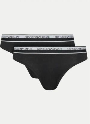 Emporio Armani Underwear 2er-Set brazilian Damenslips 163334 4R227 00020 Schwarz