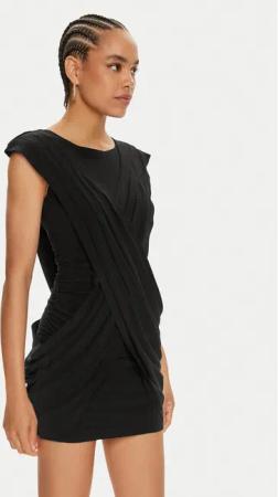 NORMA KAMALI Coctailkleid KK1243PLD83001 Schwarz Slim Fit