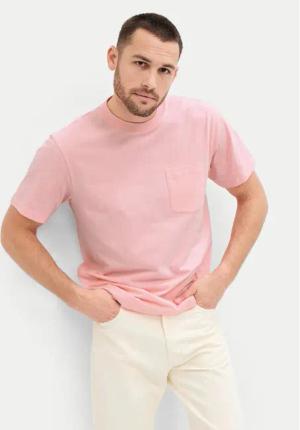 Gap T-Shirt 627101-01 Rosa Regular Fit