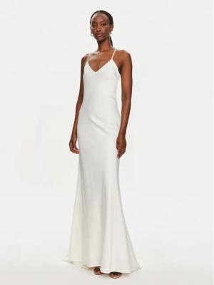 YAS Abendkleid Dottea 26031922 Weiß Slim Fit