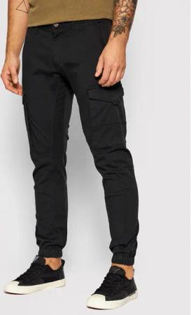 Jack&Jones Stoffhose Paul 12139912 Schwarz Tapered Fit