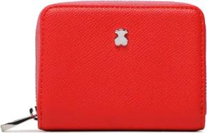 TOUS Kleine Damen Geldbörse Monedero M. New Dubai 2001690017 Rot