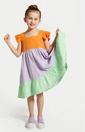 Coccodrillo Sommerkleid WC4128301OWK Bunt Regular Fit