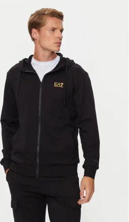 EA7 Emporio Armani Sweatshirt 8NPM33 PJVRZ 0208 Schwarz Regular Fit
