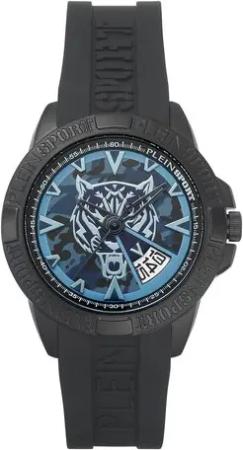 Plein Sport Uhr Touchdown Camo PSFBA0523 Schwarz