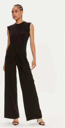 NORMA KAMALI Jumpsuit KK124JPLD82001 Schwarz Regular Fit