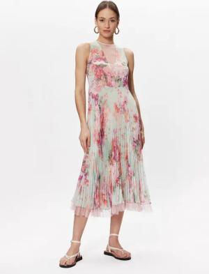TWINSET Sommerkleid 231TP2730 Bunt Regular Fit
