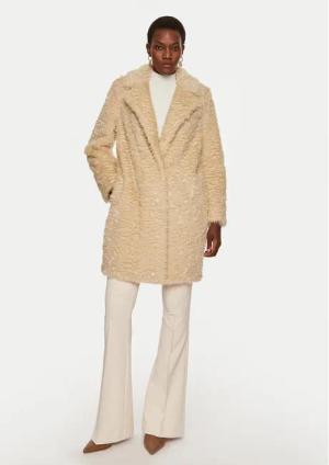 TWINSET Pelzmantel 242TP2094 Beige Regular Fit
