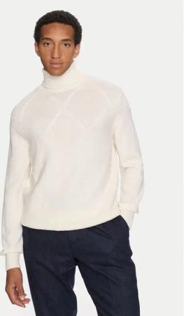 Paul&Shark Rollkragenpullover 14311078 Écru Regular Fit