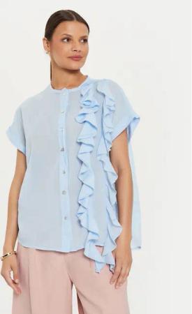 ViCOLO Bluse TB2815 Blau Regular Fit