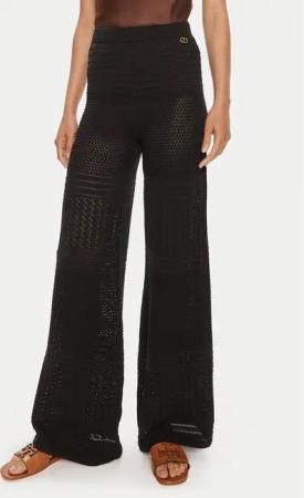 TWINSET Stoffhose 241TT3163 Schwarz Slim Fit