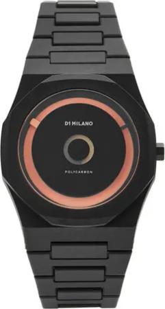 D1 Milano Uhr PCBJ27 Schwarz