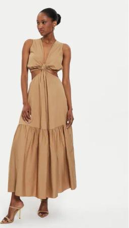 ViCOLO Sommerkleid TB2502 Beige Regular Fit