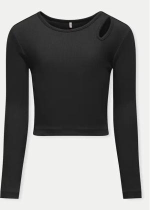 Kids ONLY Bluse Nessa 15302417 Schwarz Slim Fit