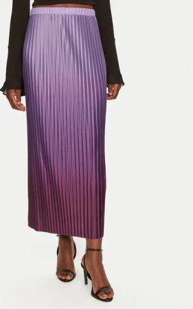 MAX&Co. Faltenrock Nemi 2426776031200 Violett Regular Fit