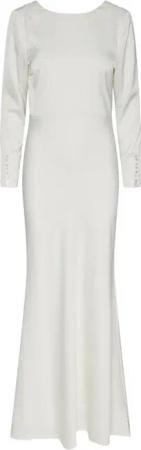 YAS Abendkleid 26030293 Weiß Regular Fit