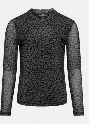 Kids ONLY Bluse 15331327 Schwarz Regular Fit