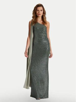 Swing Abendkleid 5AH15400 Grün Slim Fit
