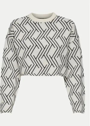 Kids ONLY Pullover Anny 15338761 Beige Cropped Fit