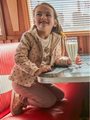 Mayoral Set Sweatshirt, Bluse und Hose 4889 Rosa Regular Fit