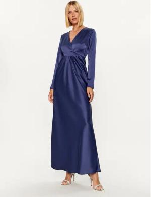 YAS Abendkleid 26031520 Dunkelblau Regular Fit