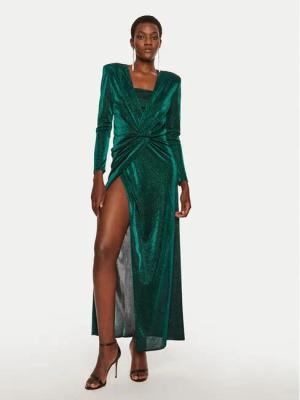 Simona Corsellini Abendkleid A24CEAB045 Grün Slim Fit