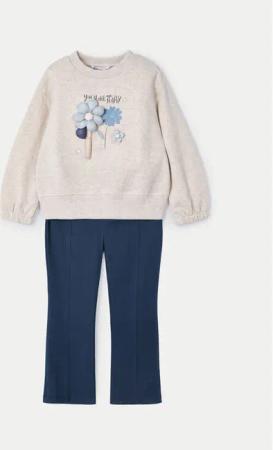 Mayoral Set Sweatshirt und Leggings 4710 Rosa Regular Fit