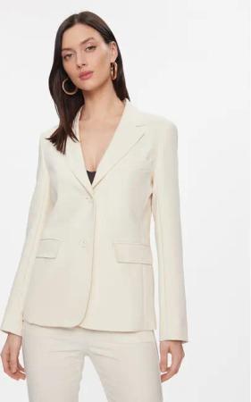 Max Mara Leisure Sakko Uva 2415041031 Écru Regular Fit