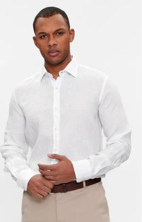 Paul&Shark Hemd 24413322 Weiß Slim Fit