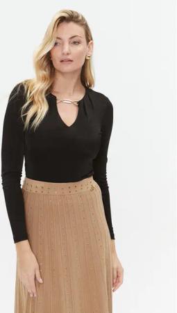 Marciano Guess Bluse Tina 3BGP09 6136A Schwarz Regular Fit
