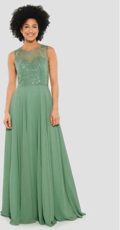 Swing Abendkleid 5AD19800 Grün Regular Fit
