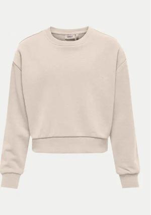 Kids ONLY Sweatshirt 15326483 Beige Regular Fit