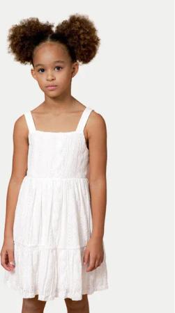 Mayoral Sommerkleid 6959 Écru Regular Fit