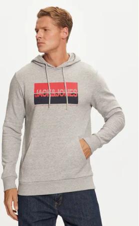 Jack & Jones Sweatshirt Nolan 12256849 Grau Standard Fit