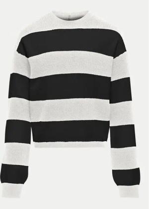 Kids ONLY Pullover Franca 15326339 Schwarz Loose Fit