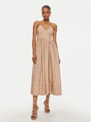 TWINSET Sommerkleid 241TT2116 Beige Regular Fit