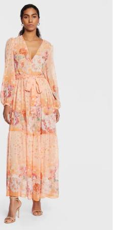 TWINSET Sommerkleid 231TP2738 Orange Regular Fit