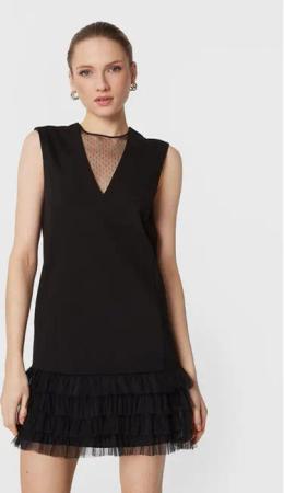 TWINSET Coctailkleid 231TP2051 Schwarz Relaxed Fit