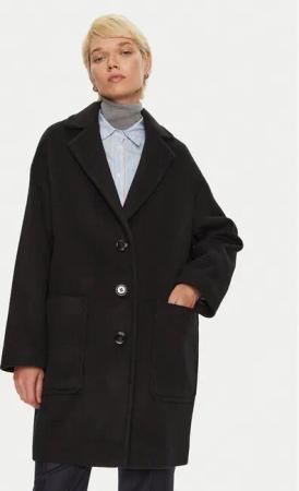 MAX&Co. Wollmantel 2426016033200 Schwarz Regular Fit