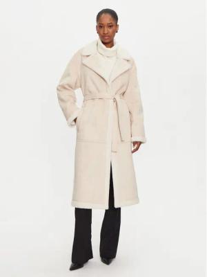 Luisa Spagnoli Fellmantel Sestante 541499 Beige Regular Fit
