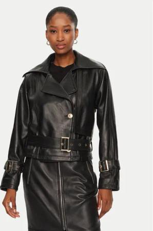 YES LONDON Lederjacke NP1992 Schwarz Regular Fit