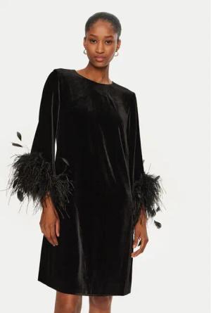 Luisa Spagnoli Coctailkleid Ghiro 541512 Schwarz Regular Fit