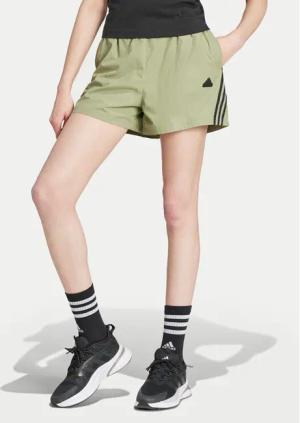 adidas Sportshorts Future Icons 3-Stripes IW7707 Grün Loose Fit