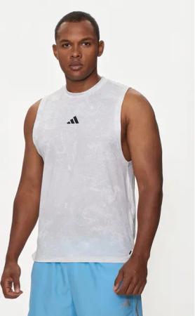 adidas Technisches T-Shirt Power Workout IS3843 Weiß Regular Fit