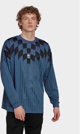 adidas Longsleeve Rekive Graphic HK7331 Blau Loose Fit