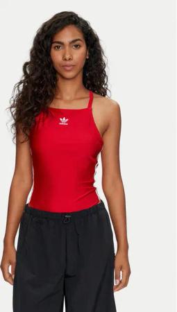 adidas Body 3-Stripes IY7295 Rot Slim Fit