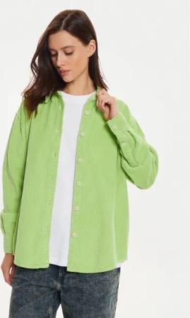 American Vintage Hemd PADO06AH24 Grün Loose Fit