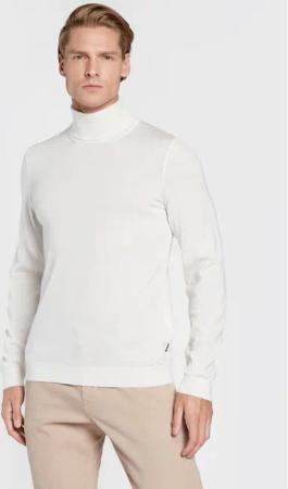 Boss Rollkragenpullover Musso-P 50468262 Beige Slim Fit
